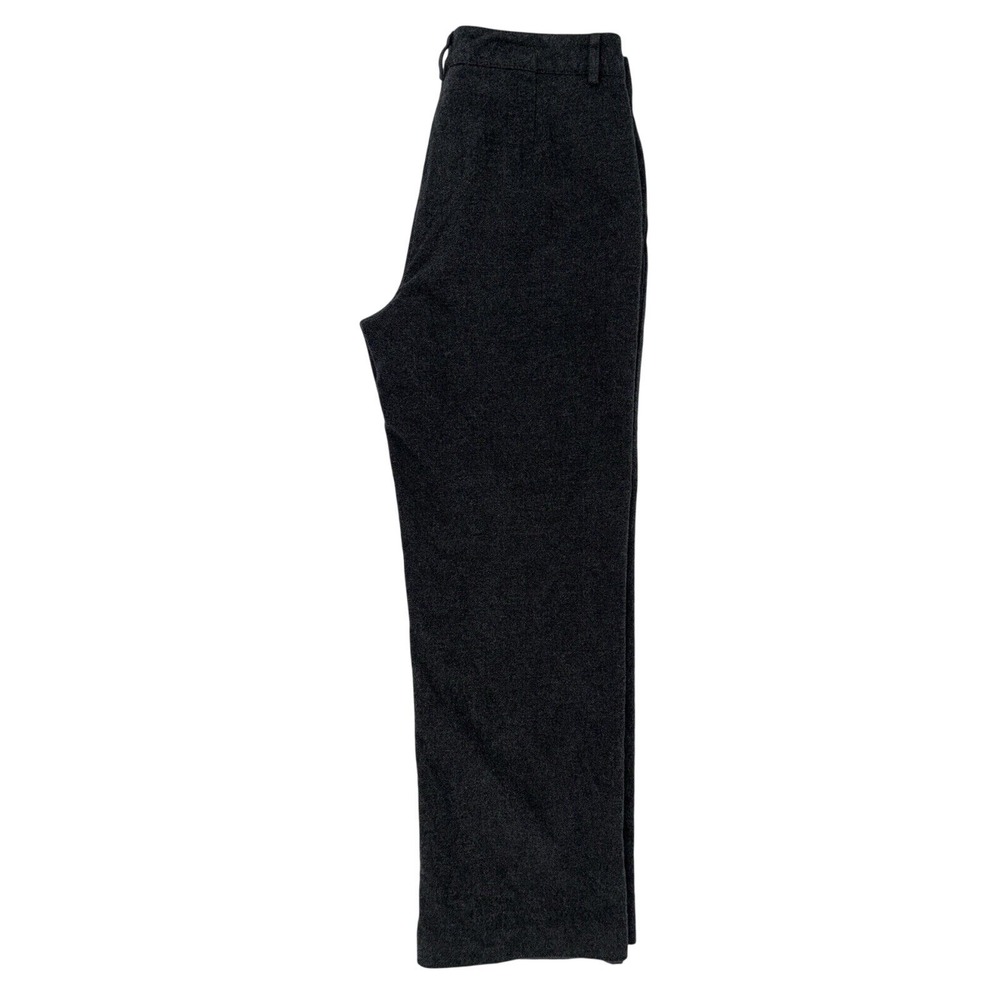 LL Bean Women's Trouser Pants Cotton Flannel Size 10 R Gray Lined 26" Inseam EUC - Picture 6 of 9